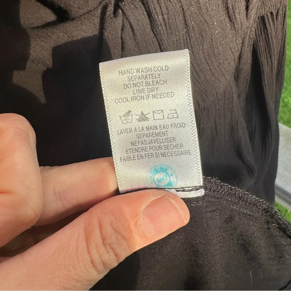 Anthropologie Pleione Boho Tribal Cardigan Jacket Tie Bell Sleeve XS - Picture 10 of 10